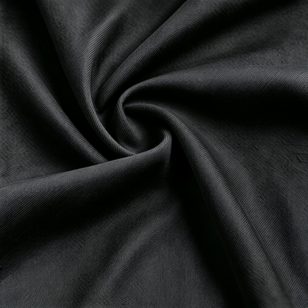 Premium One-Button Kurta | Ironless Abloh Crepe - Timeless Black Elegance