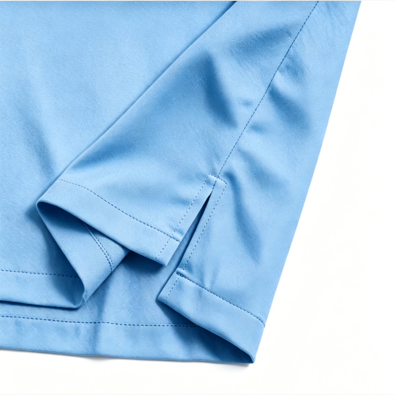 Modern V-Neck Kurta Moden Light Blue Top
