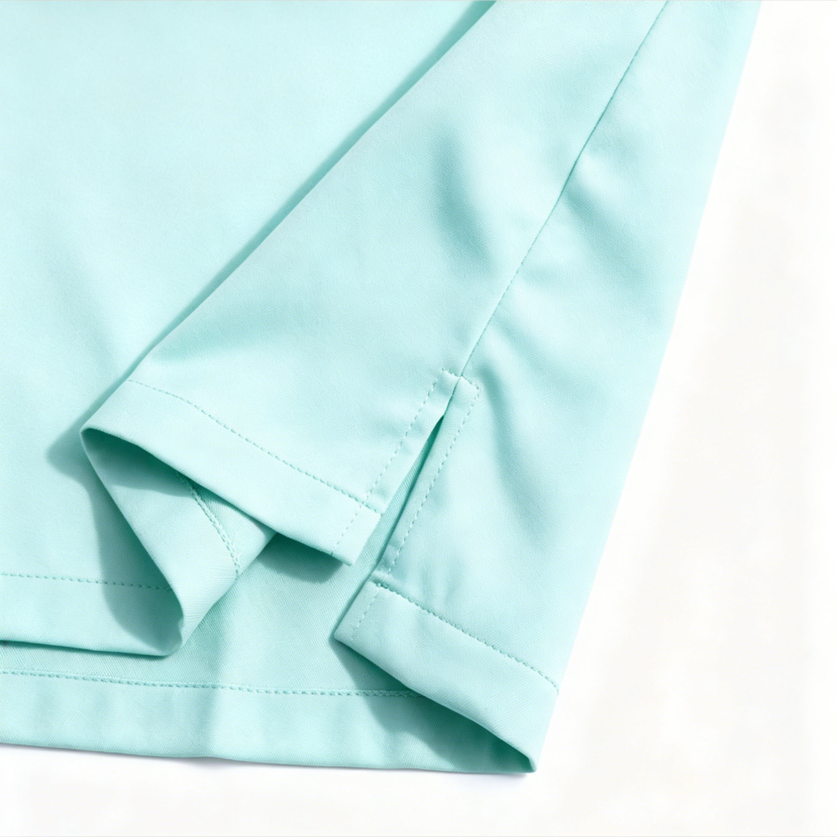 Breathable Short Sleeve Kurta - Mossgreen Ultra-Cooling Men's Prayer Wear