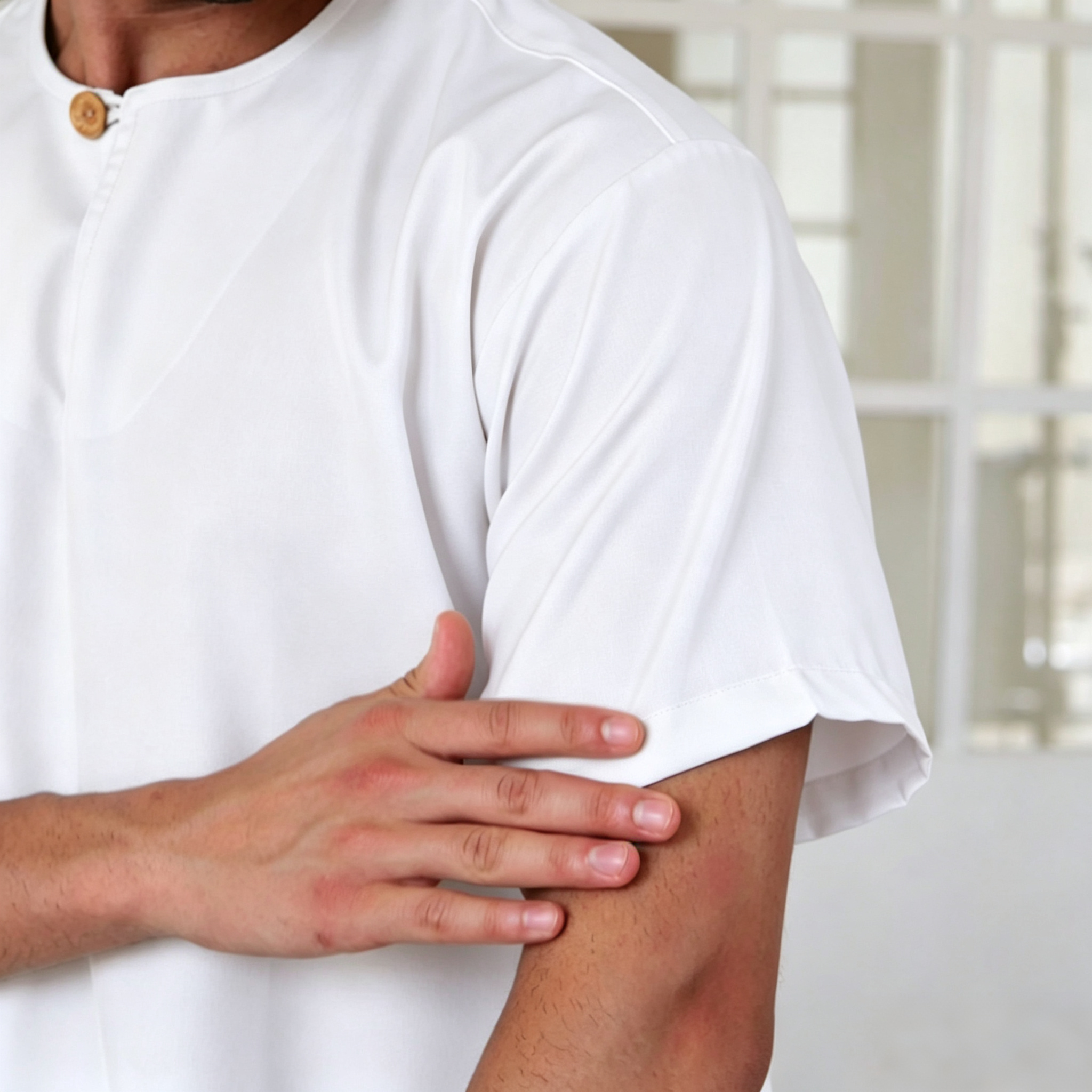 Stop Ironing. Upgrade to the Ultimate Minimalist White Kurta.